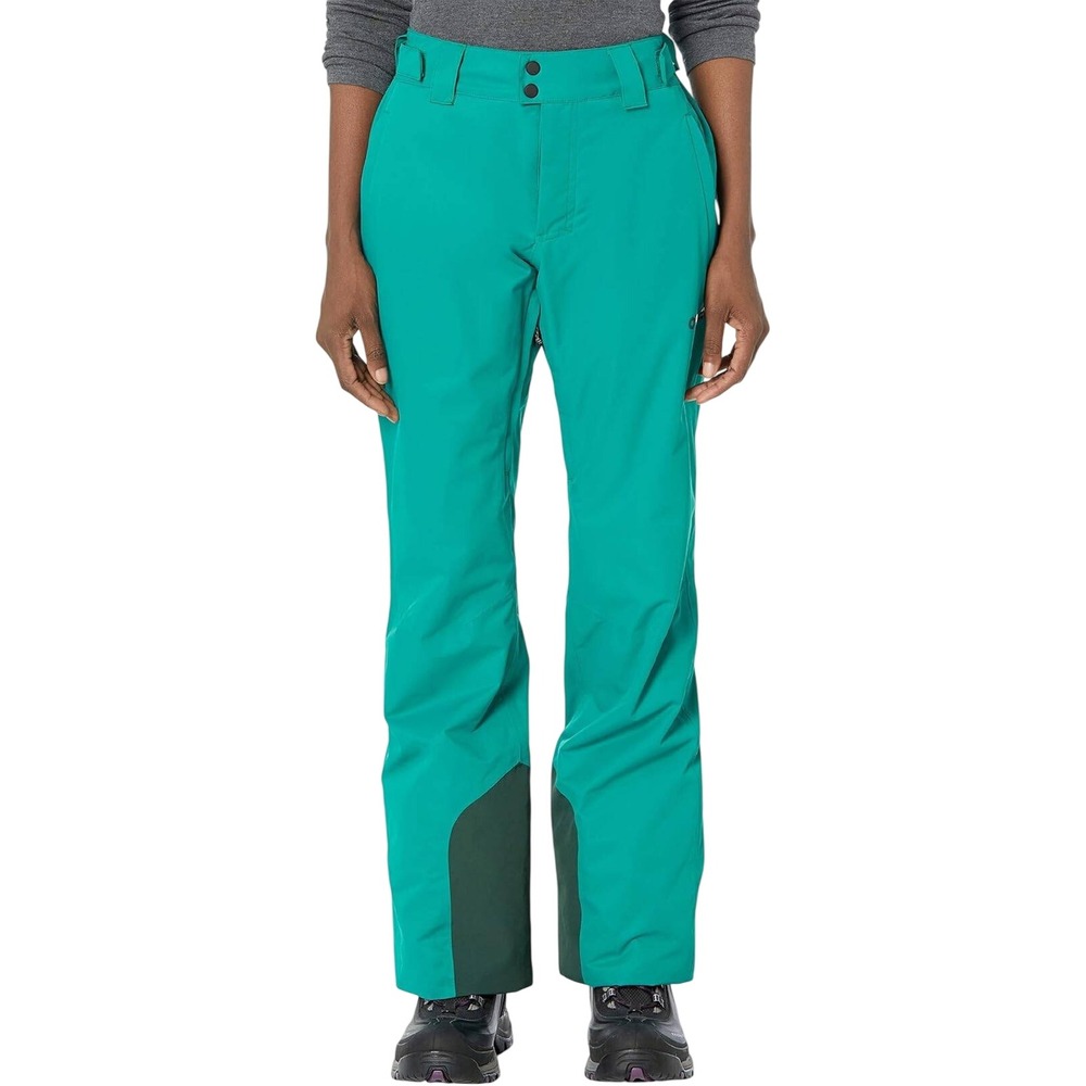 Oakley‎ Womens O-Protect Ski Snowboard Pants Teal Green Water Repellent L New